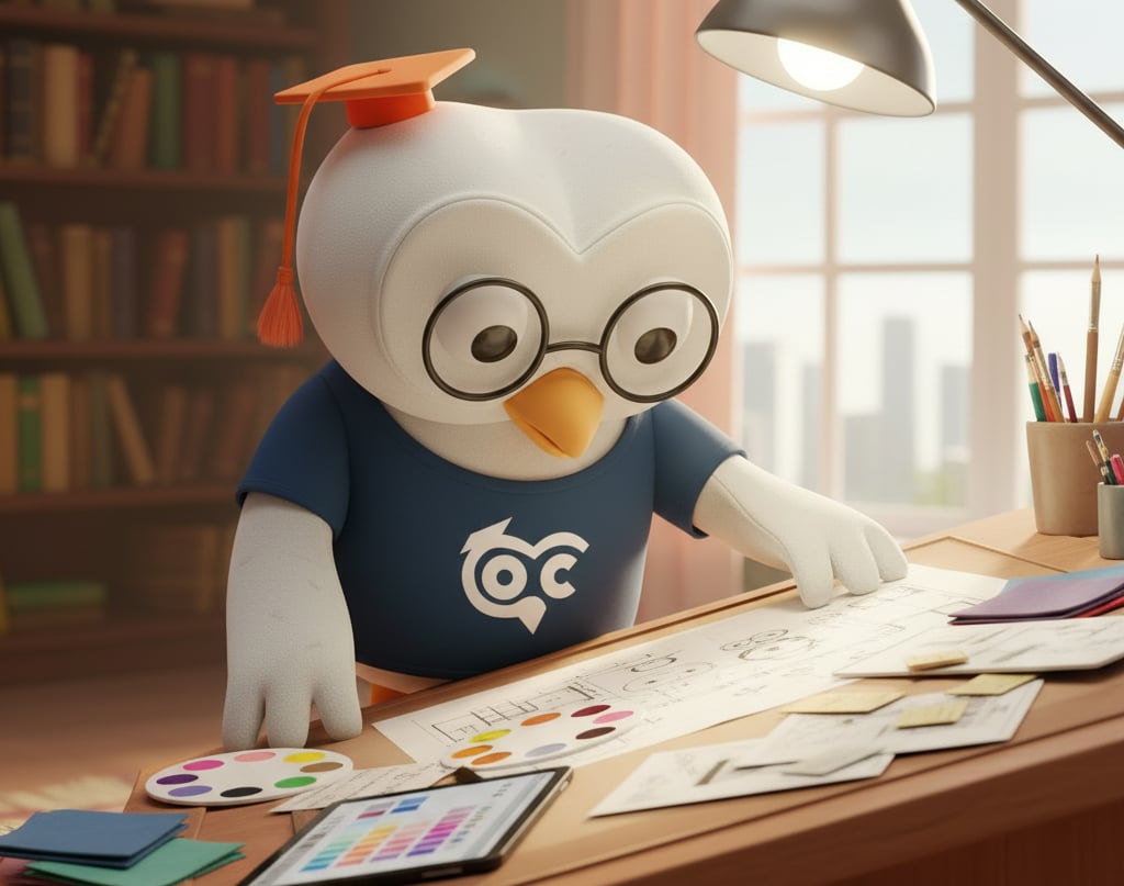 Owlene The Owl Designing At Custom Training Course